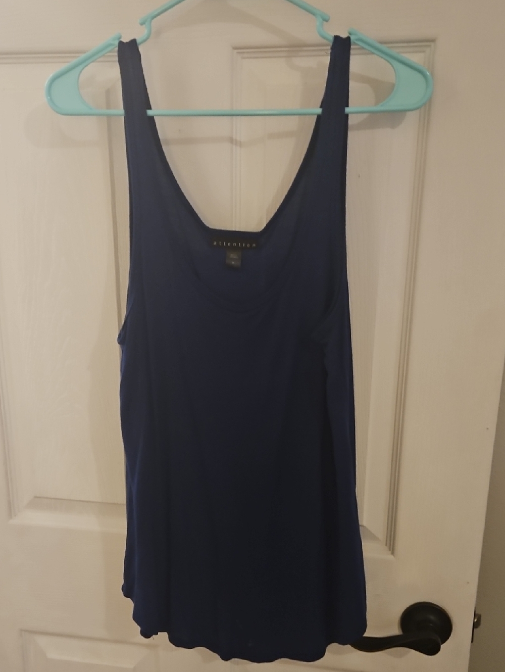 Aritzia Wilfred Deep Navy Scoop Tank